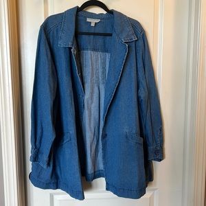 Woman Within Denim Jacket Size 26/28